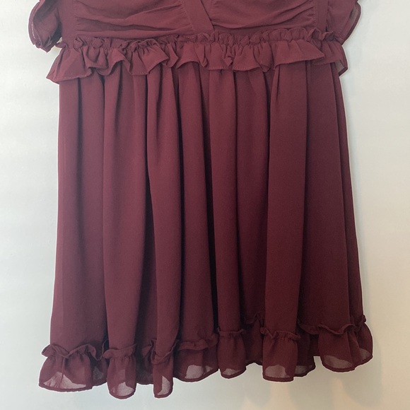 Storia Ruffle Mini Dress - Picture 4 of 9